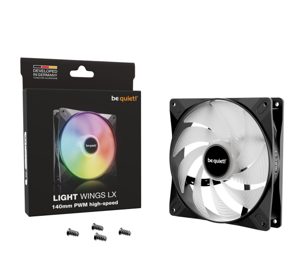 be quiet! Light Wings LX 140mm High-speed PWM 140mm - 1287565 - zdjęcie 4